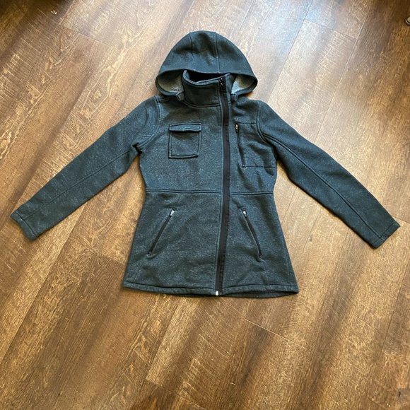 Hurley Winchester Asymmetrical Fleece Jacket - X-Small - Picture 5 of 14